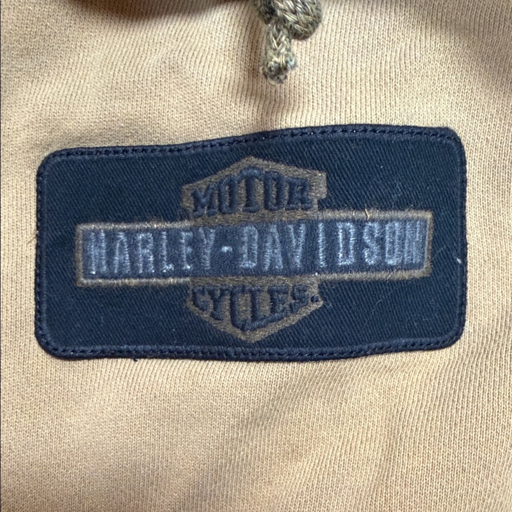 Harley-Davidson sweatshirt-1903 Upright Eagle Tan knit - Picture 6 of 7